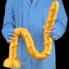 85*5CM Large Gold Silicone Dildo Anal Plug Sex Toy Anal Dilator Masturbator Fisting Realistic Penis Big Dick
