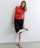 Nounbeleo One Shoulder Drape Top [Knss09Ts04]_Red