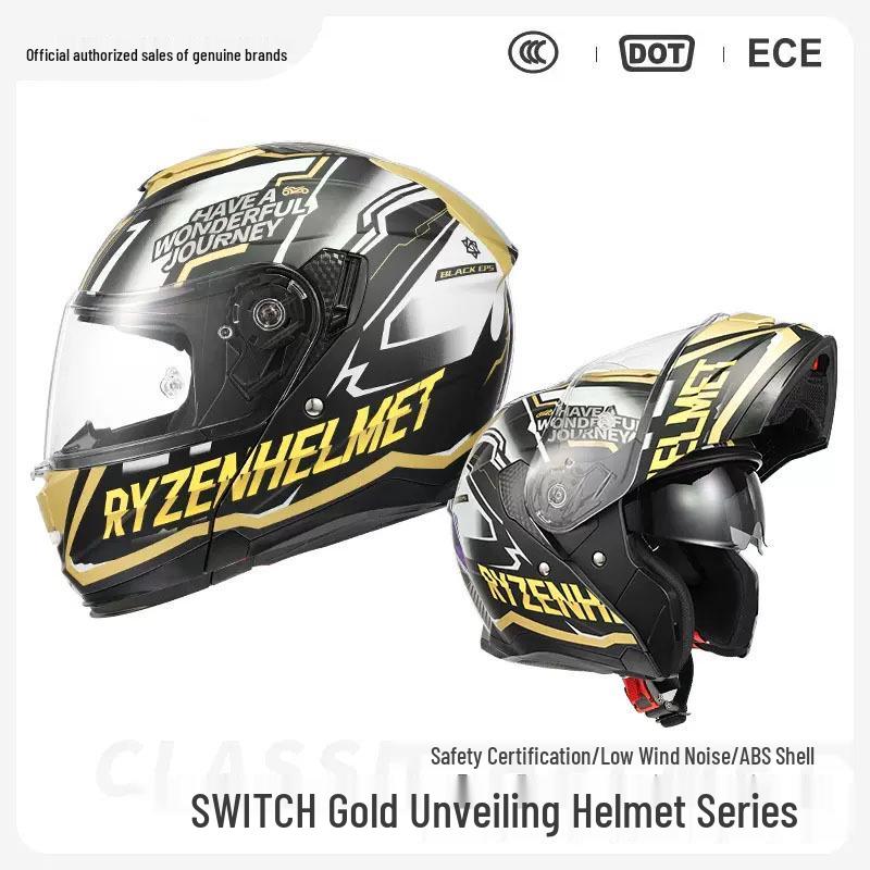 

Светоотражающий мотоциклетный шлем-фулфейс для мужчин и женщин, на четыре сезона, большой размер, круизер/туринг