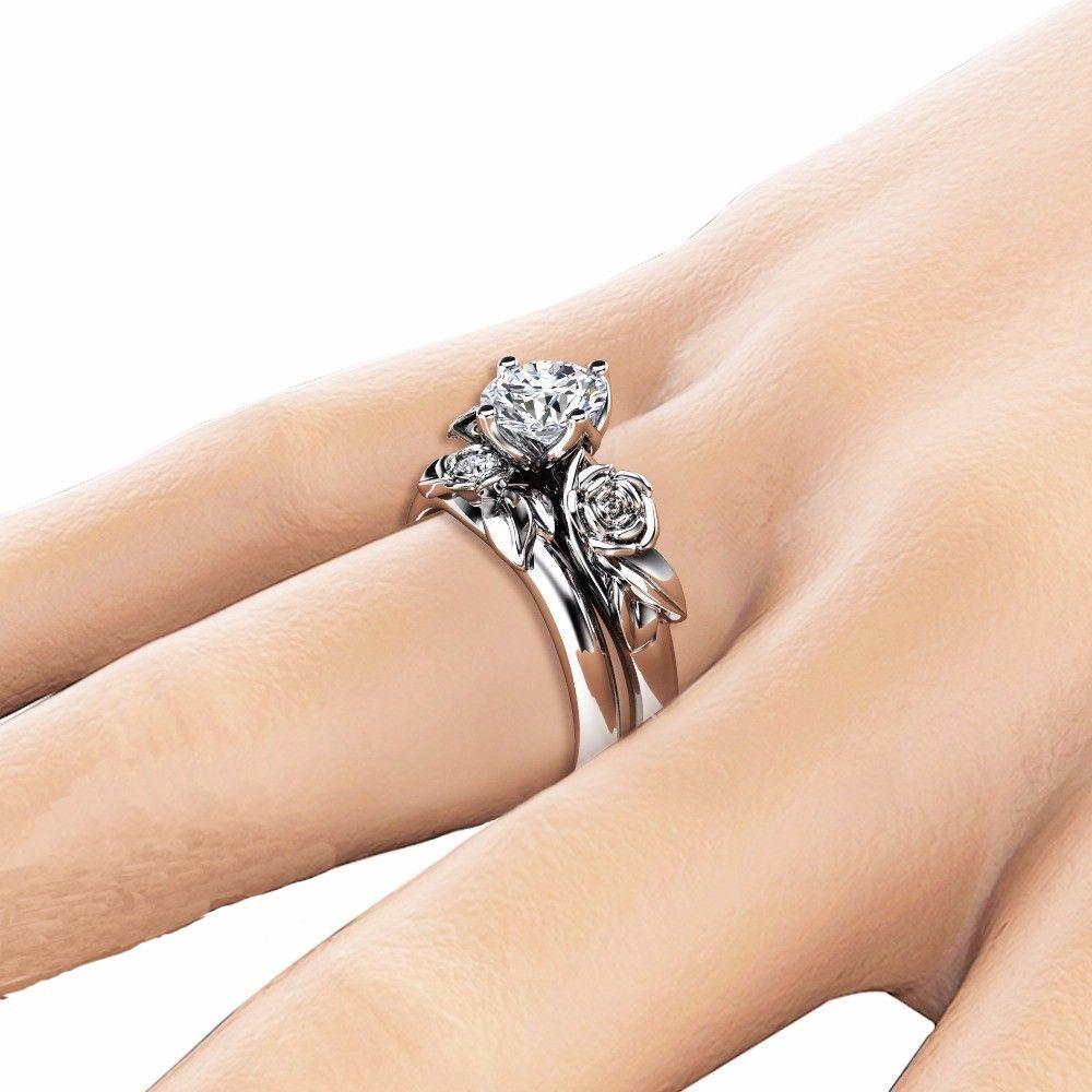 Prong-Set Pink Peach Heart Zircon Ring with Teardrop Diamond for Women