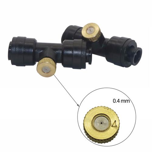 10Pcs Misting Atomization Nozzle Watering Kit 1/4"Slip Lock Low Pressure Garden Irrigation Cooling Landscaping Disinfect Sprayer