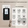 4-In-1 Multi-function Detector Natural Gas Carbon Monoxide Propane Detector Home Apartment RV
