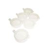 Independence Spout Lids 6 Pack Versatile Anti-Splash Lids Cups Mugs Finger Control Dishwasher Safe Plastic