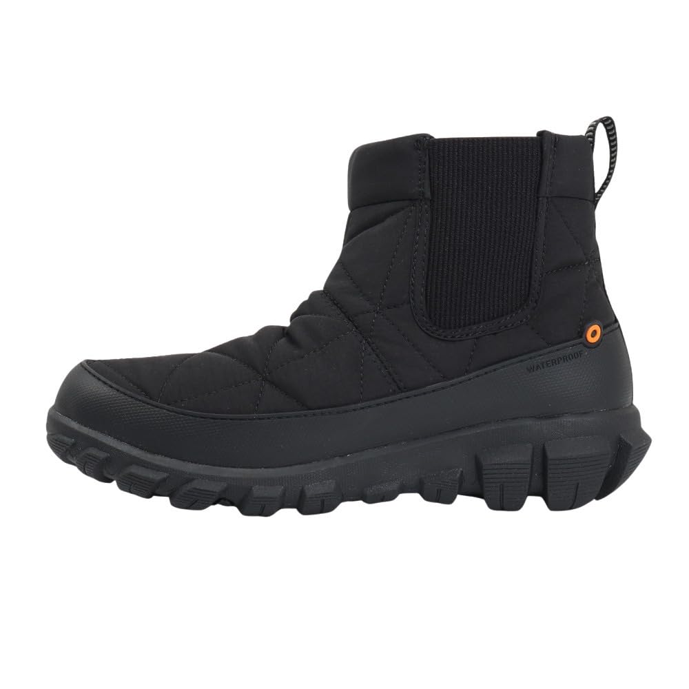 BOGS Snow Boots, Snow Trek Cedar Chelsea 79160-001 BLK (Black/Size 25.0/Women's)