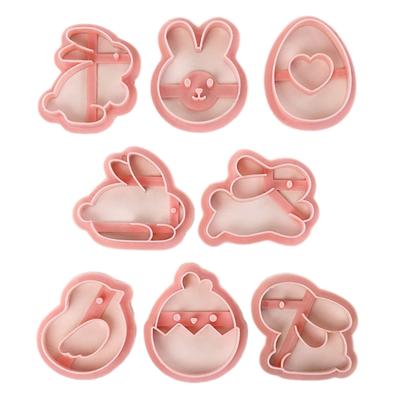 8 Pack Easter Cookie Molds Festive Cookie Cutters Easy To Use Baking Tools Baking Molds Perfect for DIY Baking Treats