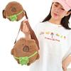 Capybara Backpack with Turtles Casual Bag Cute Fashion Plush Children's Schoolbag Fur Shoulder Bag Women Mini Knapsack Bags Gift