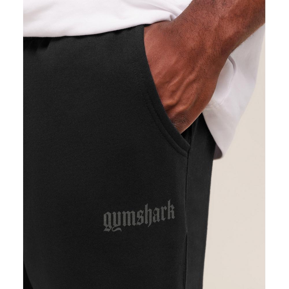 Gymshark Olde English Joggers Black A3b8z Bb2j