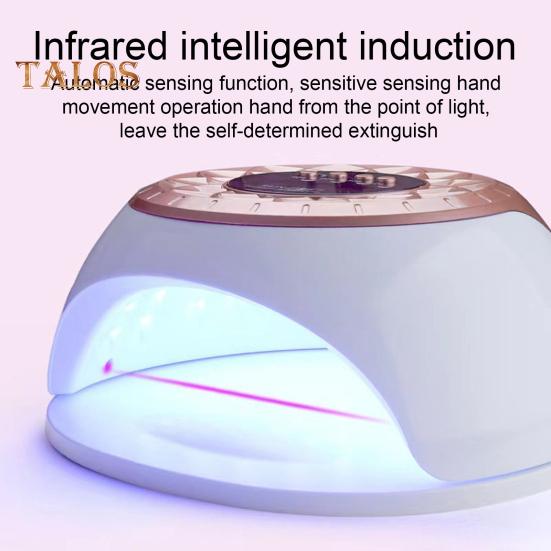 UV LED Nail Light Nail Fungus Treatment Device 650nm Infrared Light 470nm Blue Light Toenail Fingernail Onychomycosis Removal Gel Polish Drying