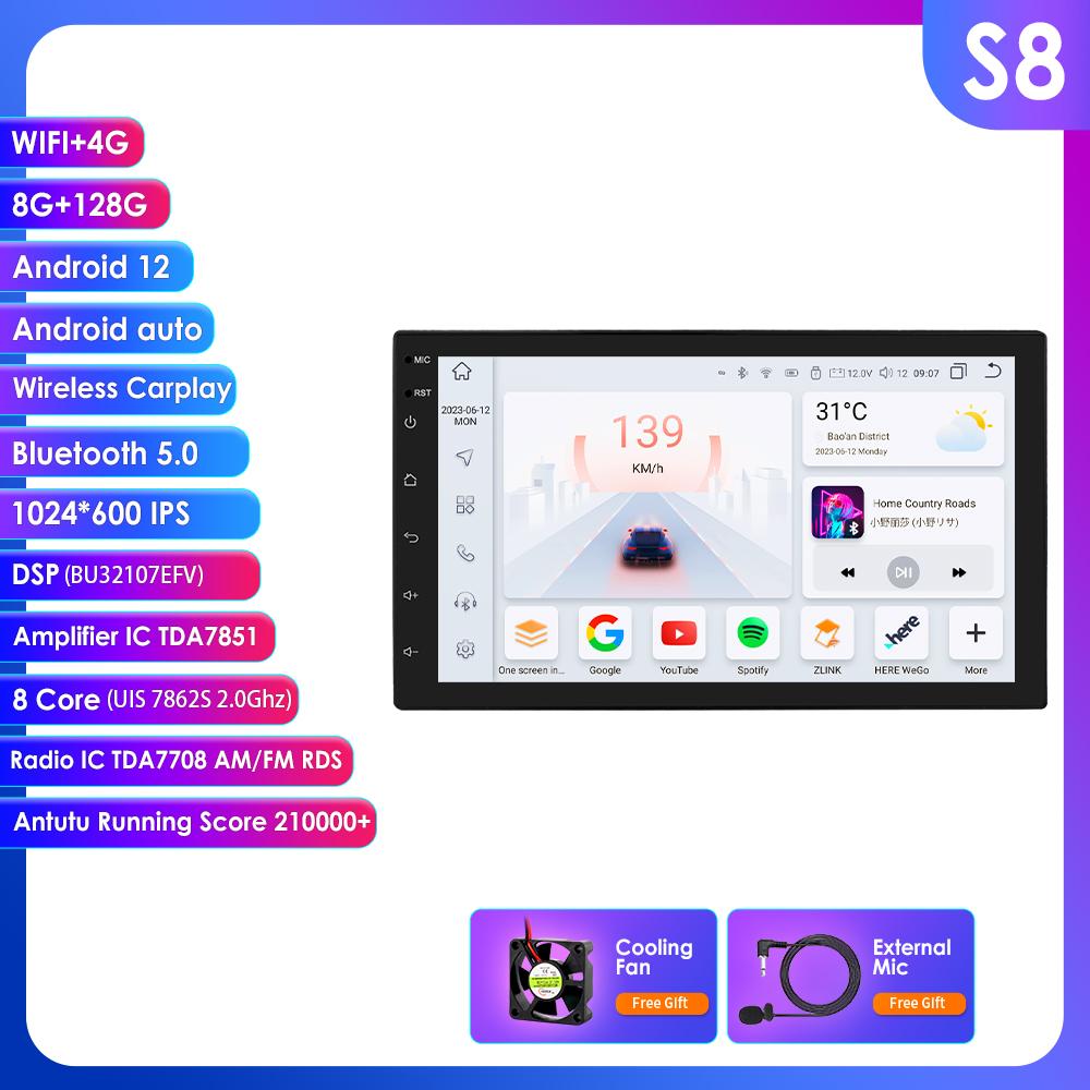 Hizpo 2 din Car AutoRadio GPS Android Multimedia Player Universal 7" Audio Navigation For Volkswagen Nissan Hyundai Kia Toyota Intelligent RDS SWC DVR