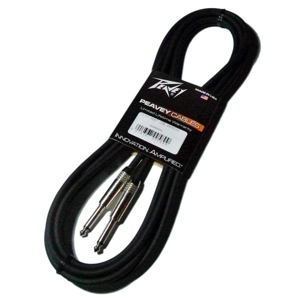 

PEAVEY Guitar Shield 15ft Instrument Cable XCON with Lifetime Warranty 4.5m []
