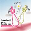 Cute Flower Wrist Strap Phone Lanyard for iPhone 18 Pro Max 17 16 15 14 13 12 11 Shockproof Adjustable Skin Feel Portable Strap