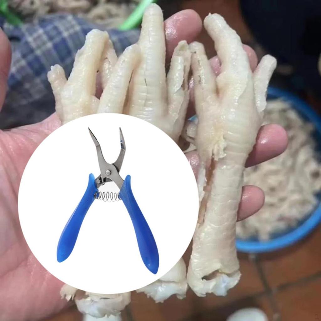 Chicken Feet Boneless Tool Pliers Removal Comfortable Grips Bone Shaving Scissors Clip