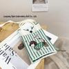 Cute Cartoon Dopamine Knit Crossbody Phone and Coin Bag