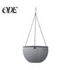 Hanging Pot Flower Basket Imitation Honeycomb Self Water Absorption Plant Hanger Waterproof Outdoor Resin for Garden
