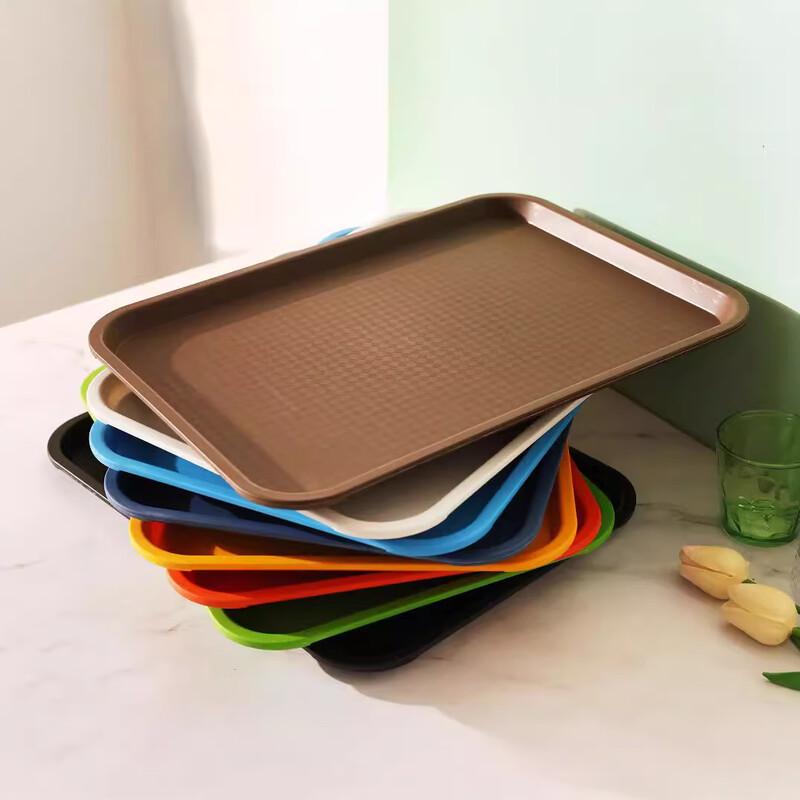 LISM Non-Slip PP Plastic Serving Tray