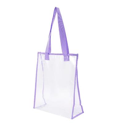 Macks.i Rain Cover for Max Eye Tote Bag, Clear Vinyl Bag, Perfect for Idol Activities, Ita Bags, Live Performances, Festivals, PVC MITR-01 (Purple)