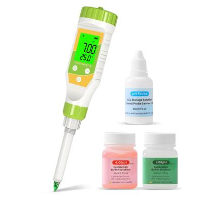 VZOASW pH Meter Food pH Meter Digital PH Measuring Instrument High Accuracy Measuring Range Measurement Automatic Temperature Correction PH Meter