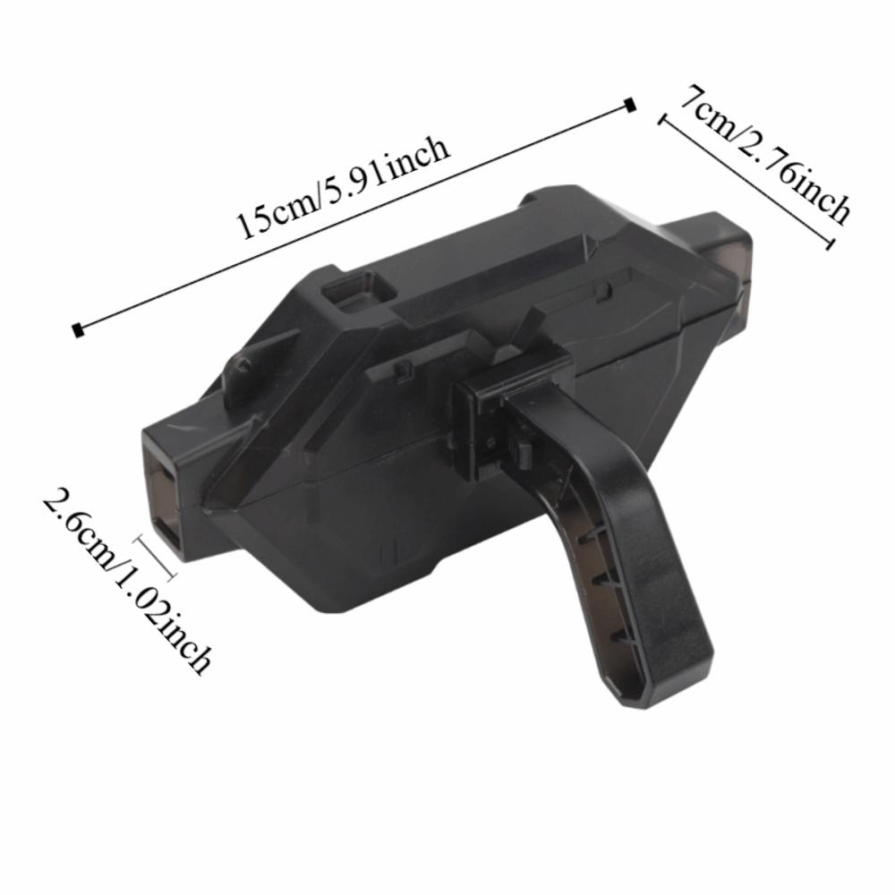 Durable ABS Bike Chain Scrubber 15×7×2.6cm Black Cycling Chain Scrubber Chain Cleaning Tool Cycling Maintenance