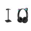 Aluminium Alloy Headphone Stand Holder Rack Space Saving Headset Stand Rack Desktop Organizer Display Earphone Hanger Bracket
