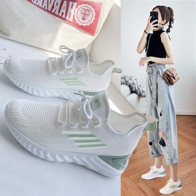 Damen Kleine Weiße Schuhe Sommer Dicke Sohlen Innen Erhöhende Schuhe Freizeit Sportschuhe