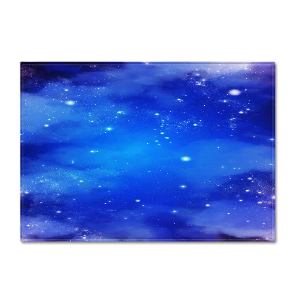 Gradual Change Large Carpet Feather Wind Bedroom Floor Mat