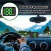 Universal Car HUD Digital Speedometer Head Up Display For Motor Truck Vehicles Speed Meter Displayer KM/MPH for Vehicle Taxi