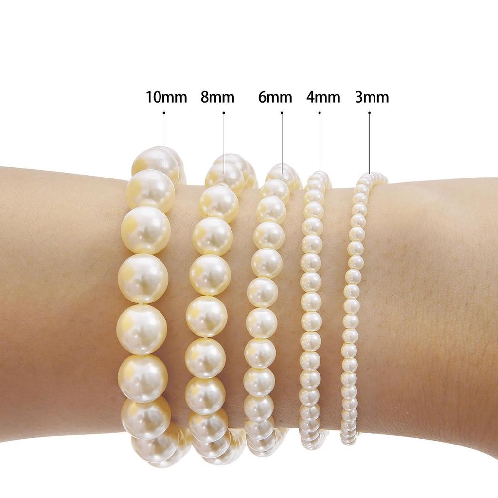 3/4/6/8/10mm Perle de sticlă multicolore de înaltă calitate, margele libere pentru decorarea bijuterii, realizarea de brățări, colier, cercei