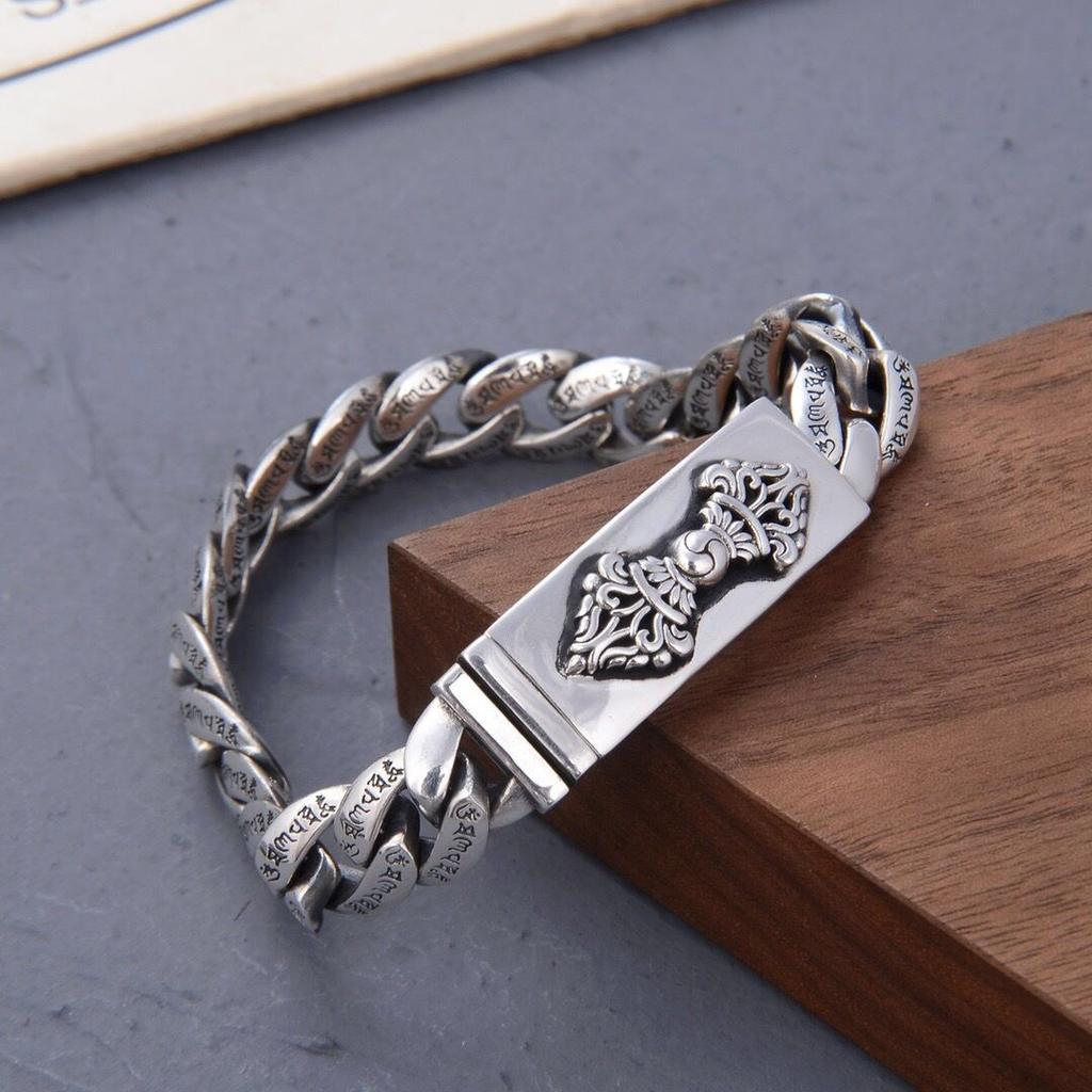 Nový náramek s šestimístnou mantrou, Retro, Vintage, Použitý, Diamantový hlemýžď, Pánský oblíbený bičíkový náramek, Šperky