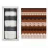 6 Rolls of European and American Style, Multi-Size, Retro Literary Lace Transparent PET Notebook Tape Stickers