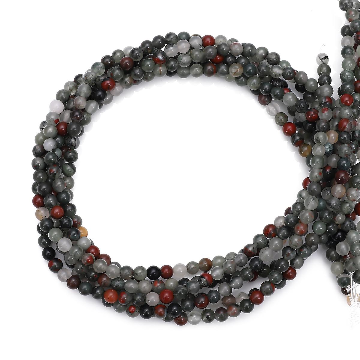 

Бусины из натурального камня, круглые свободные бусины, бусины своими руками для изготовления ювелирных изделий, прядь 15 4-4.9mm 85pcs