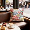 Solid Color Patchwork Floral Cushion Cover Set of  Decorative Short Plush Pillow Covers for Sofa Soft  Cushion Case x cm