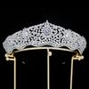 European and American Korean Style Bridal Hair Accessories Princess Crown Wedding Tiara Zircon Crown
