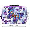 Butterfly Pattern Diamond Painting Storage Case,60 Slots Diamond Art Kits with Accessories for Craft Jewelry Beads Organizer Box