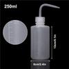 M-Modern-6Pcs 250Ml Squeeze Bottles For Liquids PET Plastic Safety Squirt Bottle With Narrow Mouth & Scale Labels