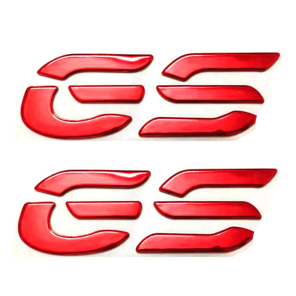 

2Pc Motorcycle 3D Emblem Badge Decal GS Tank Wheel Sticker For R1250GS F850GS F750GS F700GS F800GS F650GS R1200GS красный