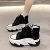 Women's Autumn and Winter New Niche High-top Women's Shoes Platform Casual Versatile Sports Shoes