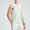Unisex Quick-Dry Ice Silk Sports Tank Top - Breathable, Round Neck, Sleeveless for Basketball Training