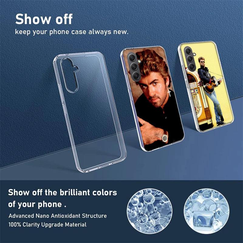 George Michael Phone Case for Samsung A17 A37 A57 A07 A16 A26 A36 A56 A06 A02S A12 A22 A32 A52S A04S A14 A24 A34 A54 A03 A13 A33