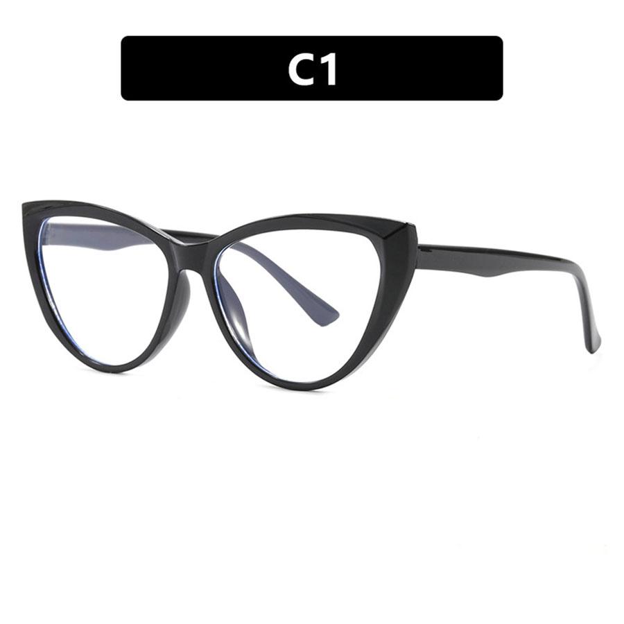 

Кошачий глаз Большая оправа Декоративные очки Оправа Женские компьютерные очки