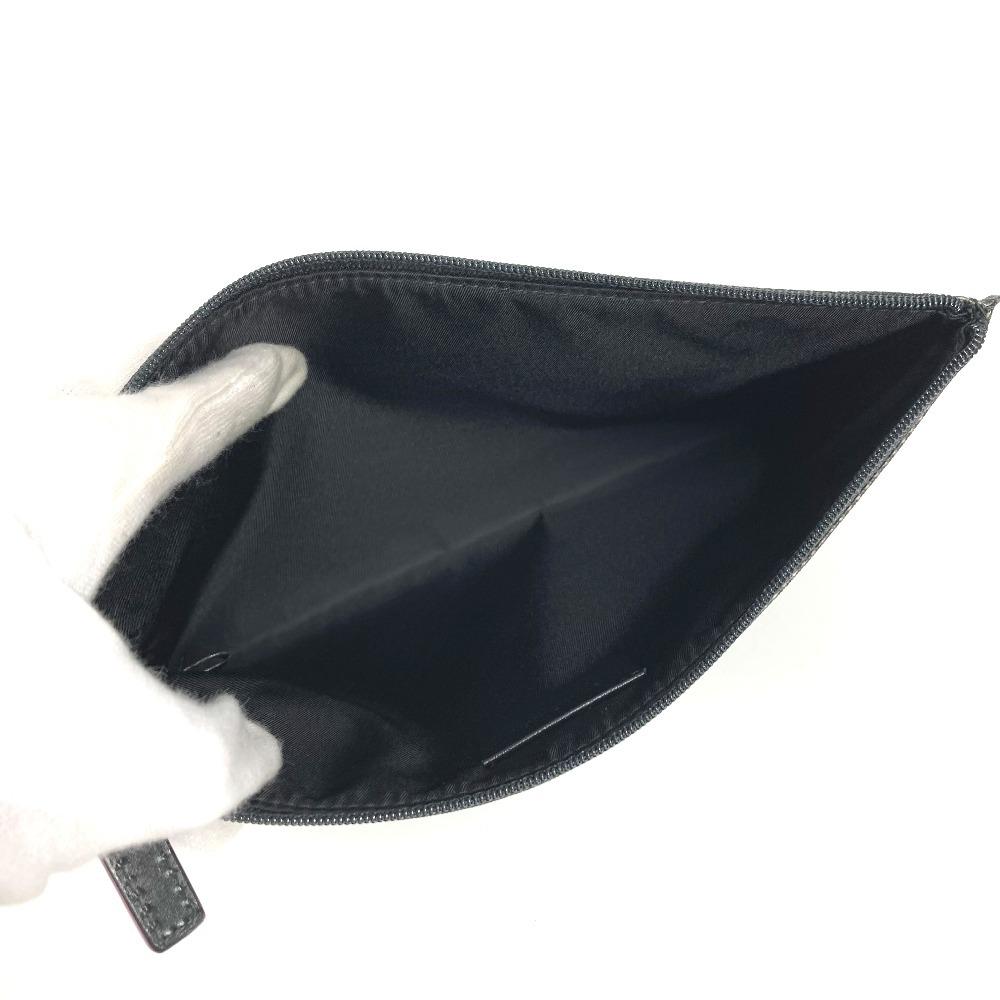 BVLGARI Logo S.Bulgari Bag Pouch Cluch Bag Clutch bag PVC/Leather gray/pink