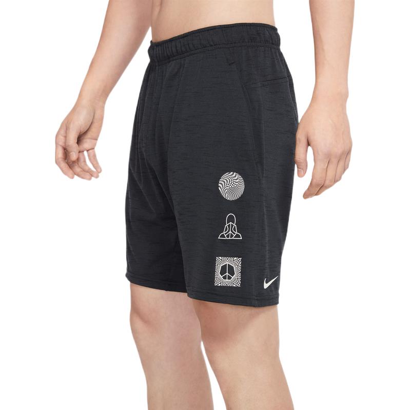 Nike Quick-Dry Solid Geometric Pattern Eco-Friendly Sports Shorts Men Bottoms Black DM8145-045