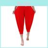 Pantaloni Larghi da Donna Primavera con Tessuto Elasticizzato Monocolore e Vestibilità Comoda