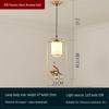 All-Copper Enamel Pendant Light - New Chinese Luxury for Dining, Bar, Aisle, Bedroom, or Tea Room.