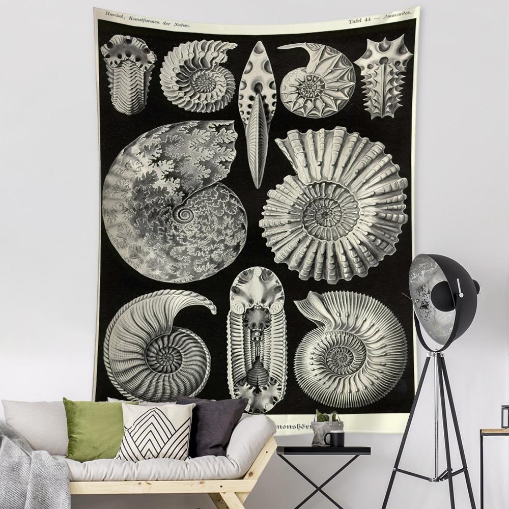 Stella Marina Conchiglia Tarocchi Arazzo da Parete Psichedelico Identificazione Stregoneria Hippie Tapiz Arte Decorazione Casa