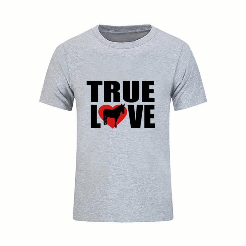 My Horse Is My Love Band Men T Shirt Fashion Funny Animal T Shirt