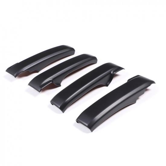 Matte Black Inner 4-Door Handle Cover Trim For Toyota Tundra 2007-