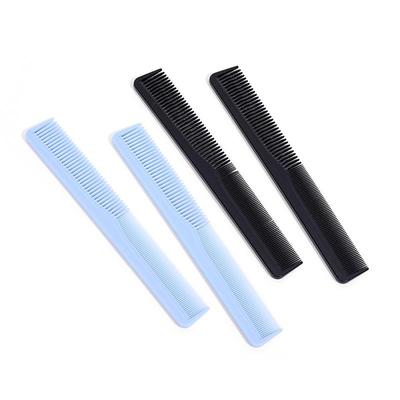 Huiyun Dual-Teeth Hair Comb for Straightening and Bangs with Pointed Tail - Black Hairdressing Partition Comb