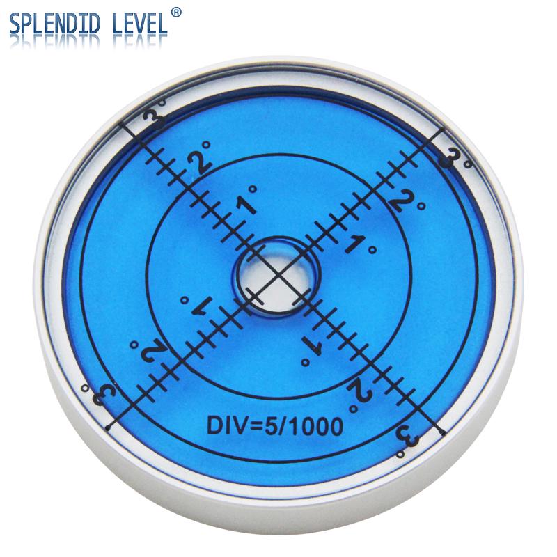 Level 6010 High Precision Magnetic Round Spirit Bubble - 15 Arcseconds Portable Horizontal Level