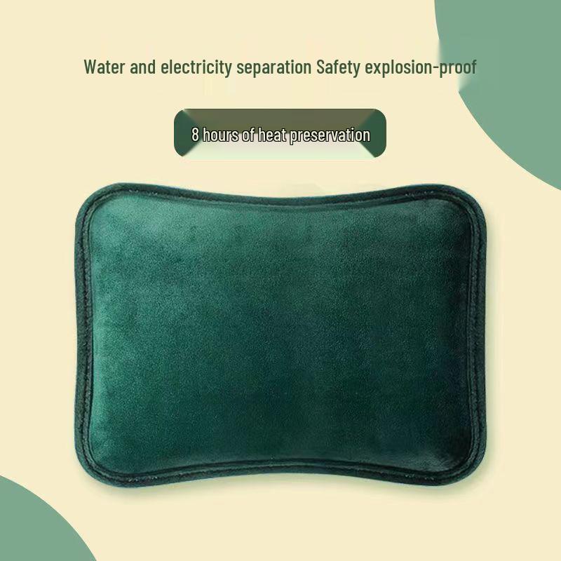 Electric Explosion-Proof Hot Water Bottle & Hand Warmer - 2025: Safe, Portable, Multi-Purpose Heat Pack for Bed, Quilt, and Foot Warming.