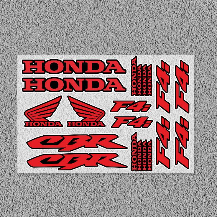 S-honda-f4i-a Japanese Motorcycle Sticker Suitable for Motorcycle Body Reflective Car Sticker Helmet Decal ZV3